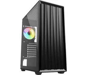 Sharkoon VK3 RGB czarny / ATX / 2x USB 3.0 / 4X 120mm / bez zasilacza / przezroczysty panel boczny