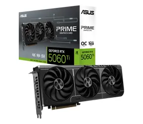 Asus Prime GeForce RTX 5060 Ti OC 16 GB / 2647 MHz / 16 GB GDDR7 / 128-bit / 1x HDMI + 3x DP / 550 W (8)