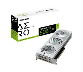 GIGABYTE GeForce RTX 5060 Ti AERO OC 8 GB / 2647 MHz / 8 GB GDDR7 / 128-bit / 1x HDMI + 3x DP / 650 W (8)
