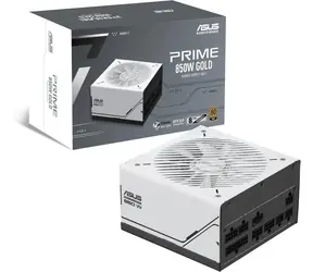 Asus Prime AP-850G biały / ATX / 850W / 80 PLUS Gold / 120 mm / modułowy