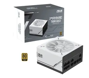 Asus Prime AP-750G biały / ATX / 750W / 80 PLUS Gold / 120 mm / modułowy