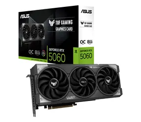 Asus TUF GeForce RTX 5060 OC Edition 8 GB / 2677 MHz / 8 GB GDDR7 / 128-bit / 1x HDMI + 3x DP / 550 W (8)