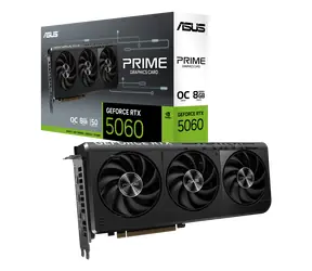 Asus Prime GeForce RTX 5060 OC 8 GB / 2595 MHz / 8 GB GDDR7 / 128-bit / 1x HDMI + 3x DP / 550 W (8)