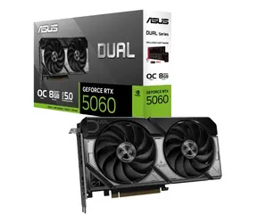 Asus DUAL GeForce RTX 5060 OC 8 GB / 2565 MHz / 8 GB GDDR7 / 128-bit / 1x HDMI + 3x DP / 550 W (8)