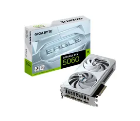 Karta graficzna GIGABYTE GeForce RTX 5060 EAGLE OC ICE 8 GB / 2677 MHz / 8 GB GDDR7 / 128-bit / 1x HDMI + 3x DP / 450 W (8)