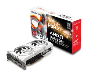 Sapphire Radeon RX 9060 XT Pure Gaming OC 16 GB / 3290 MHz / 16 GB GDDR6 / 1x HDMI + 2x DP / 450 W (8)
