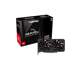 PowerColor Radeon RX 9060 XT Reaper 8 GB / 3130 MHz / 8 GB GDDR6 / 1x HDMI + 2x DP / 500 W (8)