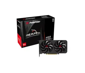 PowerColor Radeon RX 9060 XT Reaper 16 GB / 3230 MHz / 16 GB GDDR6 / 1x HDMI + 2x DP / 500 W (8)