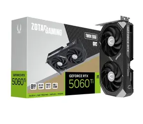 Zotac GeForce RTX 5060 Ti Twin Edge OC 8 GB / 2407 - 2602 Mhz / 8 GB GDDR7 / 128 bit / 1x HDMI + 3x DP / 600 W (8)