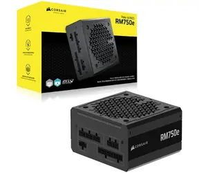 Corsair RM750e / 750 W / 80PLUS Gold / W pełni modułowy / 120 mm / Aktywny PFC