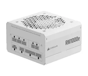Corsair RM1000e biały / 1000 W / 80PLUS złoty / w pełni modułowy / 120 mm / aktywny PFC