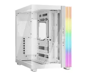 be quiet! Light Base 600 DX ARGB biały / ATX / 2x USB-A / 1x USB-C / bez zasilacza / przezroczysty panel boczny