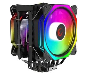 Rampage Octagon C60 czarny / 2x 120mm / TDP 180W / 29 dB @ 1800 RPM / 57 CFM / Intel + AMD 