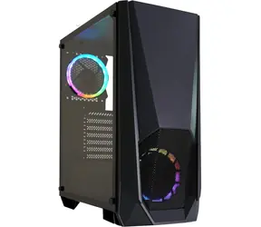 Xilence Xilent Blast czarny / ATX / 1x USB-A 2.0 / 2x USB-A 3.0 / 2x 120mm ARGB / bez zasilacza / przezroczysty panel boczny