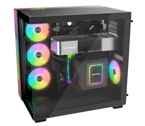 Be quiet! Light Base 600 LX ARGB czarny / ATX / 2x USB-A / 1x USB-C / 4X 120 mm / bez zasilacza / przezroczysty panel boczny