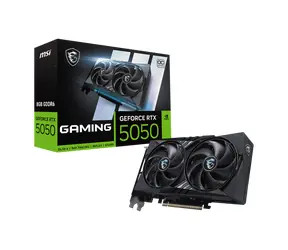 MSI GeForce RTX 5050 GAMING 8 GB OC / 2647 MHz / 8 GB GDDR6 / 128-bit / 1x HDMI + 3x DP / 550 W (8)