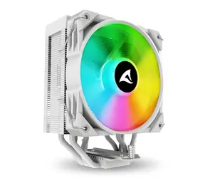 Sharkoon A40 RGB biały / 1x 120 mm / 220 W TDP / 1800 obr./min @ 30 dB / RGB / AMD + Intel