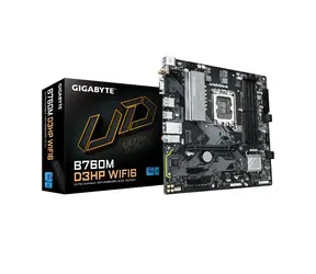 GIGABYTE B760 D3HP / B760 / LGA1700 / 4X DDR5 / 4X SATA III / USB / 2x PCIE x16 / 1x GLAN / 2x M.2 / mATX