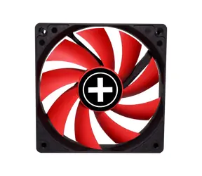 Xilence Performance C (XF039) czerwony / 120 mm / 22 dB przy 1300 obr./min / 44,71 CFM / 3-pinowe + 4-pinowe złącze Molex
