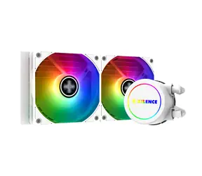 Xilence LiQuRizer LQ240.W.ARGB biały / 2x 120mm / TDP 300W / 30,2 dB @ 1500 obr./min / AMD + Intel