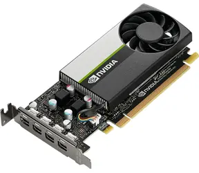 Bez pudełka - PNY Nvidia Quadro T1000 / Nvidia Quadro T1000 4 GB / 4 GB GDDR6 / PCIe x16 3.0 / 4X mini DP / 50 W / bez pudełka