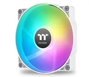 Wentylator chłodzący Thermaltake CT200 ARGB PC biały / Wentylator / 200 mm / Łożysko hydrauliczne / 900 obr./min @ 27,2 dB / 131,6 CFM