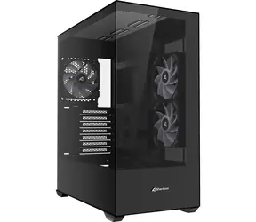 Sharkoon SK6 ARGB czarny / ATX / 2x USB-A 3.0 / 3x 120mm ARGB / bez zasilacza / przezroczysty panel boczny 
