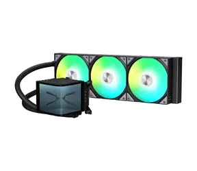 TRYX PANORAMA 360 ARGB czarny / chłodzenie wodne procesora AIO / 3x 120 mm / 28,87 dB / AMD + Intel 