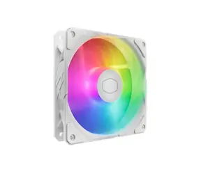 Cooler Master SickleFlow Edge 120 ARGB biały / 120 mm / łożysko dynamiczne Loop / 32,8 dB przy 2500 obr./min / 70,7 CFM / 4-pinowy PWM