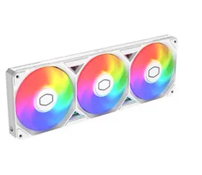 Cooler Master SickleFlow Edge 360 ARGB biały / 3x 120 mm / Łożysko dynamiczne Loop / 38,5 dB przy 2500 obr./min / 190 CFM / ARGB 