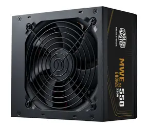 Cooler Master MWE BRONZE 550 V3 230V (ATX 3.1) czarny / ATX / 550W / aktywny PFC / 120mm / 80 PLUS Bronze