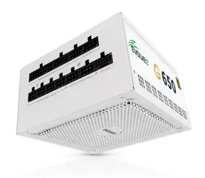 Evolveo G650 biały / zasilacz ATX 3.1 / 650W / 80 PLUS Gold / modułowy