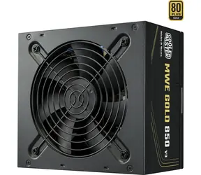 Cooler Master MWE 850 V3 Black (ATX 3.1) czarny / ATX / 850W / aktywny PFC / 120mm / 80 PLUS Gold 