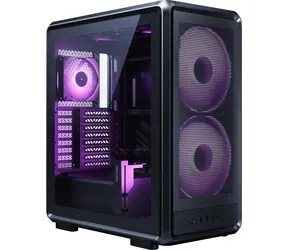 Obudowa Cooler Master Masterframe 500 Mesh ARGB czarna / SSI-CEB / 2x USB-A 3.2 / 1x USB-C 3.2 / 2x 200 mm / 1x 120 mm / bez zasilacza