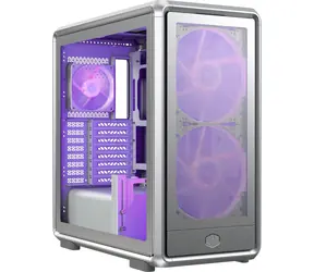 Obudowa Cooler Master Masterframe 600 Mesh ARGB srebrna / SSI-CEB / 2x USB-A 3.2 / 1x USB-C 3.2 / 2x 200 mm / 1x 120 mm