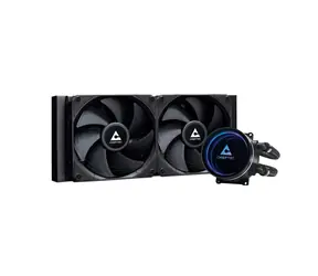 Chieftec Iceberg 240 Ciemnoczarny / 2x 120 mm / Łożysko dynamiczne / 34,7 dB przy 2200 obr./min / 64,72 CFM / AMD + Intel