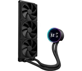 NZXT Kraken Elite 360 czarny / 3x 120mm / Łożysko dynamiczne / 30 dB przy 2000 obr./min / 73,47 CFM / AMD + Intel 