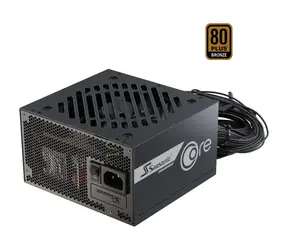 Seasonic CORE BC-650 ATX 3.1 czarny / Zasilacz PC / 2x PCIe / 650 W / ATX / 80+ Brąz