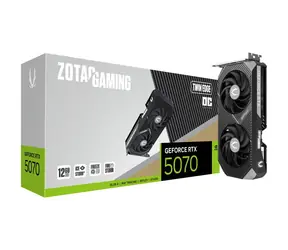 Zotac GAMING GeForce RTX 5070 Twin Edge OC 12 GB / 2325 - 2542 MHz / 12288 MB GDDR7 / 192 bity / 1x HDMI + 3x DP / 650 W (16)