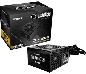 ASRock Challenger CL-850G / ATX / 850W / 80 PLUS Gold / 120 mm / niemodularny
