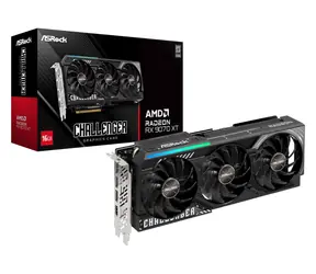 ASRock Radeon RX 9070XT CL 16 GB / 2970 MHz / 16 GB GDDR6 / 256-bit / 1x HDMI + 3x DP / 750 W (8+8)