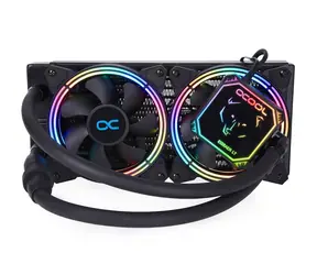 Rozpakowany - procesor Alphacool Eisbaer Aurora LT240 / radiator 240 mm / DRGB / możliwość rozbudowy o dodatkowy slot / rozpakowany