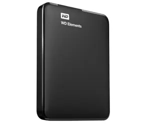 Bez pudełka - WD Elements Portable 2TB / HDD / 2,5" / NTFS / USB 3.0 / Czarny / 2 lata / bez pudełka