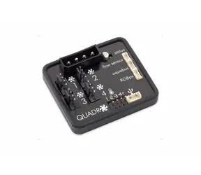Bez pudełka - Aqua Computer QUADRO / kontroler wentylatorów do 4X PWM / aquabus / 4X czujnik temperatury / przepływu / RGBpx / bez pudełka