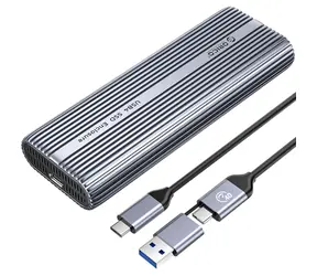 Rozpakowano - Orico zewnętrzne pudełko na dysk SSD M.2 NVMe metalowe / Zewnętrzne pudełko na dysk SSD / USB-C 40 Gbps / z wentylatorem / rozpakowane