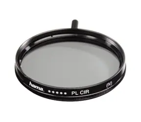 Okrągły filtr polaryzacyjny HAMA 58 mm, czarny