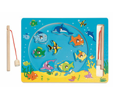 Woody Game Circle „Fishing” - gra magnetyczna