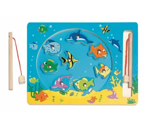 Woody Game Circle „Fishing” - gra magnetyczna