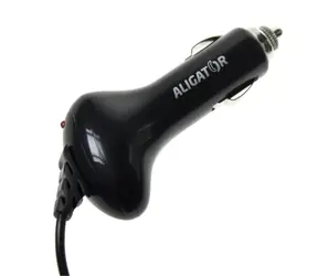 Do sprzedania ładowarka samochodowa Aligator z microUSB czarna /1A/