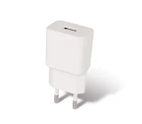 Ładowarka sieciowa Setty GSM108850 biała / USB z kablem oświetleniowym / 2,4A / 1m